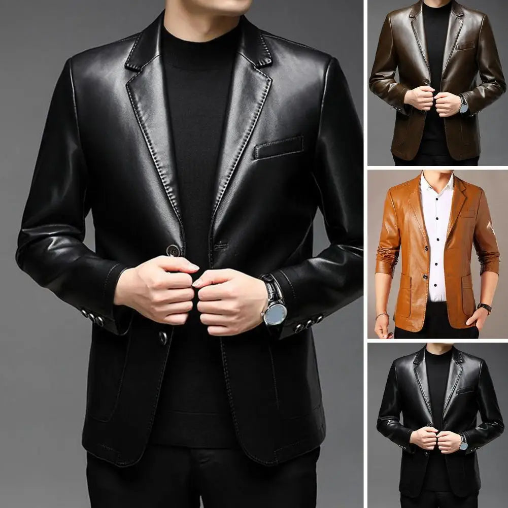 Elegantes Herren-Sakko aus Kunstleder - Conrad