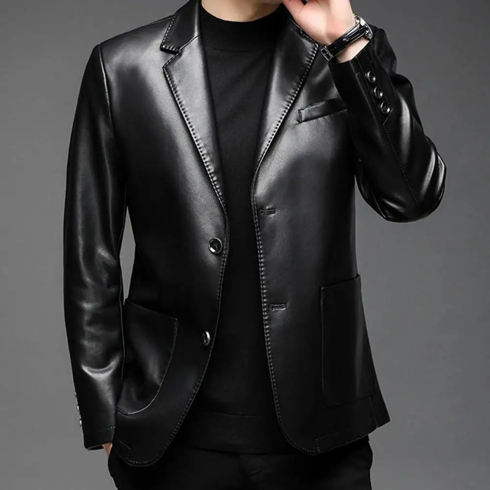Elegantes Herren-Sakko aus Kunstleder - Conrad