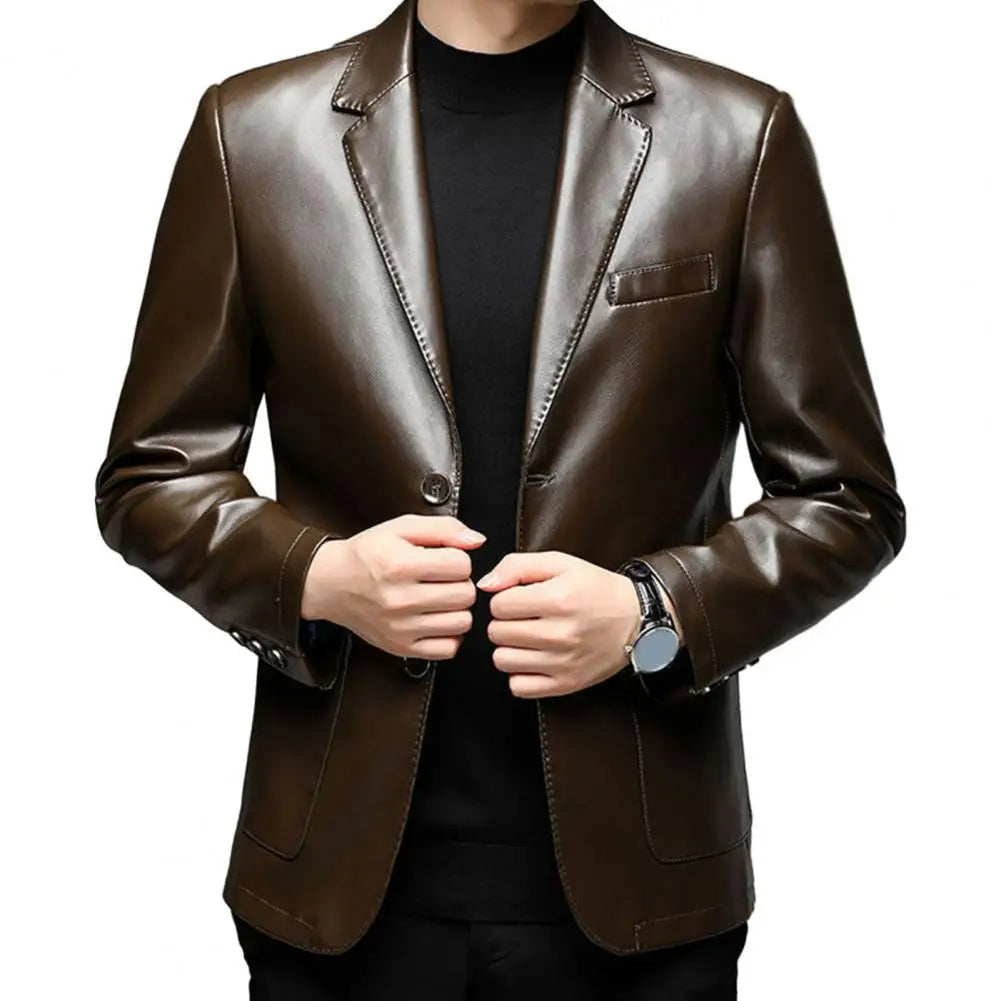 Elegantes Herren-Sakko aus Kunstleder - Conrad