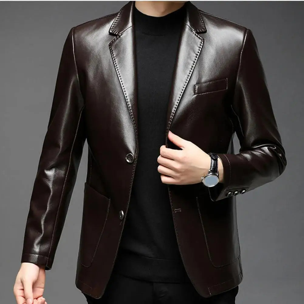 Elegantes Herren-Sakko aus Kunstleder - Conrad