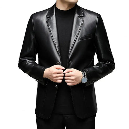 Elegantes Herren-Sakko aus Kunstleder - Conrad